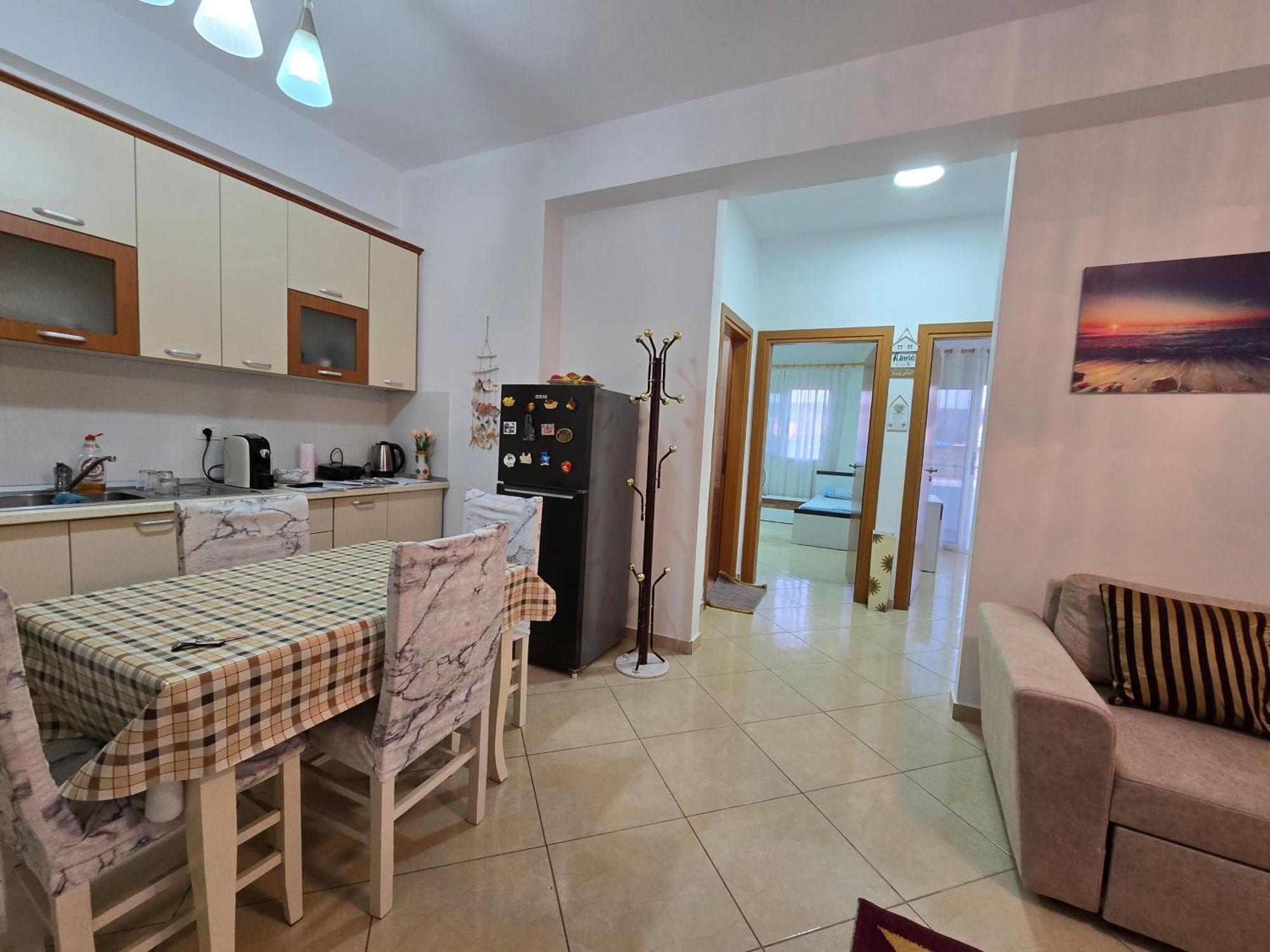 Modern , Quiet , Family Friendly & Fully Furnished Apartment Vlorë Exteriör bild